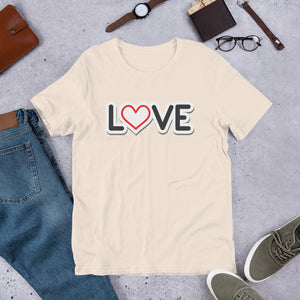 Love- Short-Sleeve Unisex T-Shirt