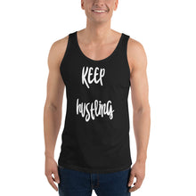 Load image into Gallery viewer, Keep hustling Unisex Tank Top
