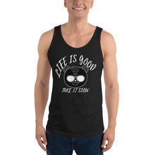Load image into Gallery viewer, Life is good TAKE IT SLOW Unisex Tank Top

