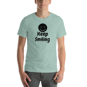 Keep Smiling - Short-Sleeve Unisex T-Shirt
