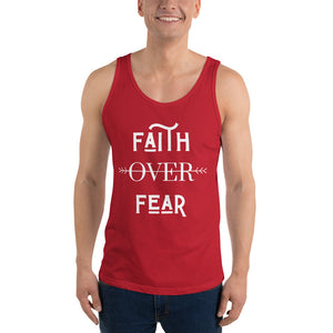 Faith over fear Unisex Tank Top