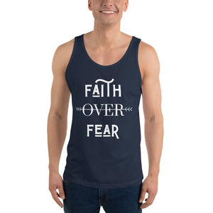 Faith over fear Unisex Tank Top