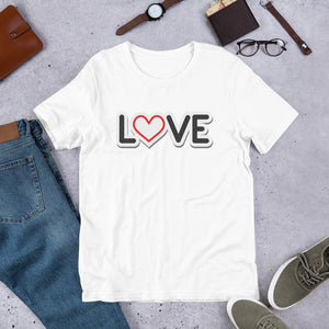 Love- Short-Sleeve Unisex T-Shirt