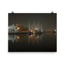 Load image into Gallery viewer, Fog at the Bayou - Shrimp Boats at Bayou La Batre, Alabama
