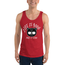 Load image into Gallery viewer, Life is good TAKE IT SLOW Unisex Tank Top
