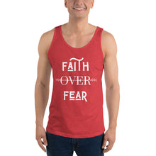 Load image into Gallery viewer, Faith over fear Unisex Tank Top
