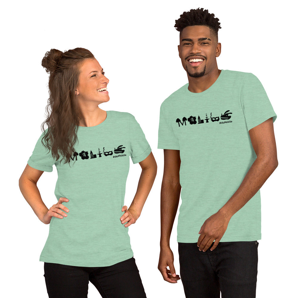 Mobile Alabama Specialty Design Short-Sleeve Unisex T-Shirt