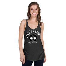 Load image into Gallery viewer, Life is good TAKE IT SLOW Women&#39;s Racerback Tank
